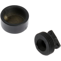 Держатель для зеркала ТУНДРА LIGHT, d=17 мм, без сверления, цвет черный, пластик, 4 шт. 9438926