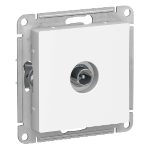 Розетка TV ATLASDESIGN  оконечная белый  ATN000191