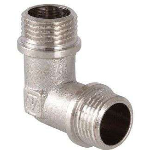 Уголок латунный никелированный VT ф 3/4