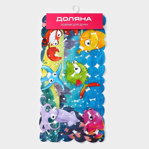 Коврик для ванной 350х680мм ДОЛЯНА 
