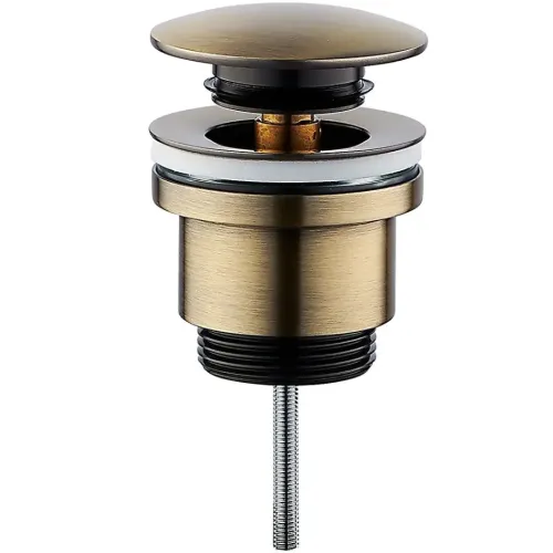 Донный клапан для раковины FRAP F62-4 бронзовый