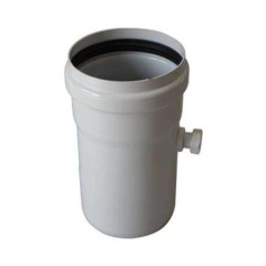 Дымоход ф 80 мм конденсатосборник прямой VIVAT