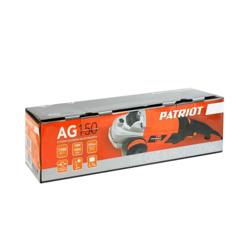 Машина углошлифовальная PATRIOT 150мм AG 150 (*15)