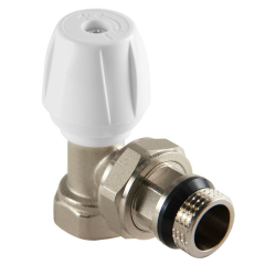 Кран ручной для радиатора угловой с уплотнителем ф 1/2