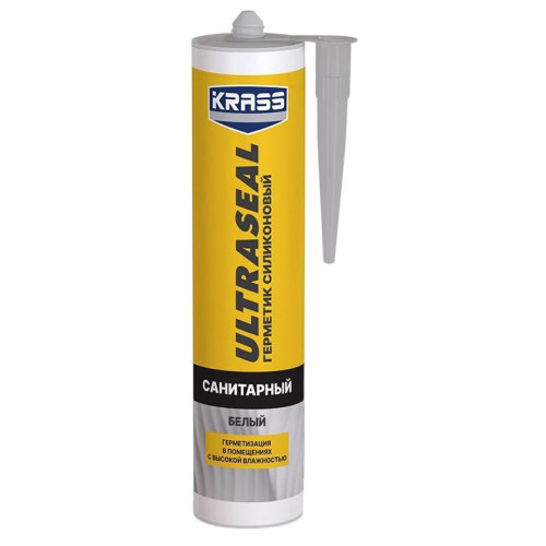 Герметик силиконовый KRASS Ultraseal санитарный Белый 260мл