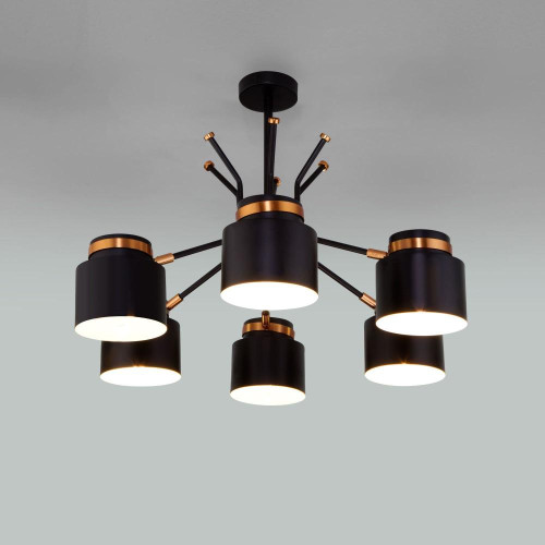 Светильник EUROSVET 70133/6 черный