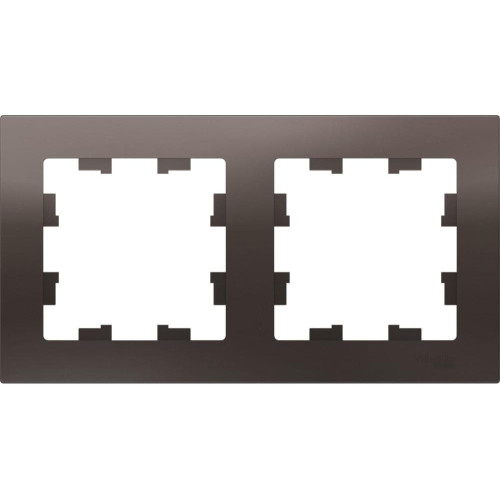 Рамка 2-пост AtlasDesign мокко SchE ATN000602