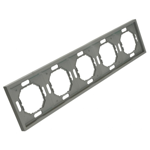 Рамка 5-пост ЭМИЛИ платиново-серый PFR00-5005-10