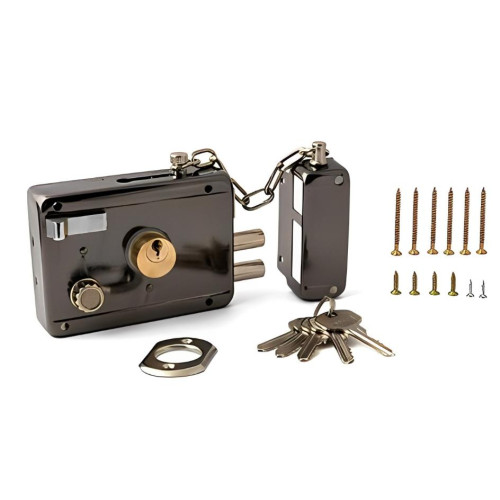 Замок накладной Apecs 0097-BN (17681)