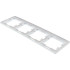 Рамка 4-пост.GLOSSA алюм. GSL000304 (1063726)
