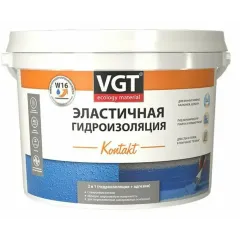 Гидроизоляция VGT эластичная Kontakt (с кварцевым песком) 3кг
