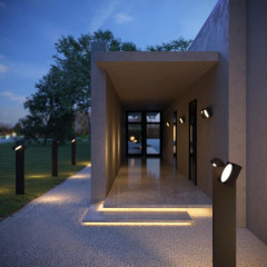 Светильник уличный ES 35170/D Twin IP54 черный