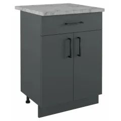 Стол рабочий EVA GOLD с 1 ящиком 60 графит