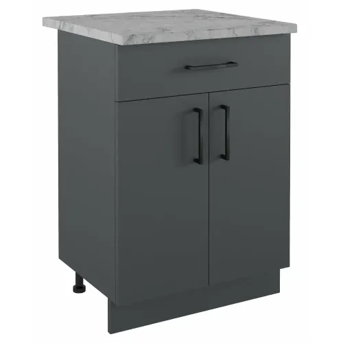 Стол рабочий EVA GOLD с 1 ящиком 60 графит