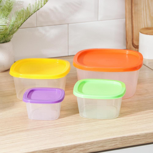 Набор контейнеров BioFresh Spark Plast для продуктов 4 шт (IS10513)