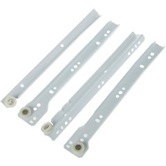 Направляющая роликовая КДМ 550мм 0,9мм белый(ЦБ008514)