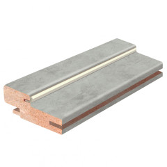 /Коробка ZADOOR телескопич, МДФ пленка ПВХ (бетон светлый, 70*30*2050)