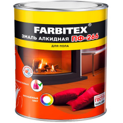 Эмаль ПФ-266 FARBITEX алкидная жёлто-коричневая 2,7 кг