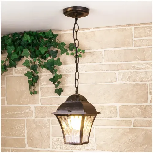 Светильник уличный ES 1009H GL Apus H черное золото