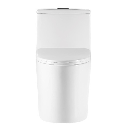 Унитаз-монолит EVA GOLD SM5003 сиденье ДП, безободковый, с гофрой и гибкой подводкой