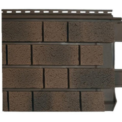 Фасадная панель Ю-ПЛАСТ Stone-House S-Lock Клинкер балтик магма (1,95*0,292/0,57 кв.м. в уп.15шт)