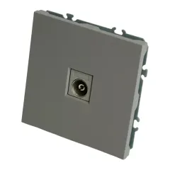 Розетка TV ЭМИЛИ платиново-серый RST00-5108-10