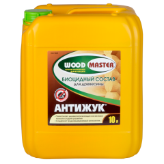 Препарат WOOD MASTER антисептический состав Антижук 10л.