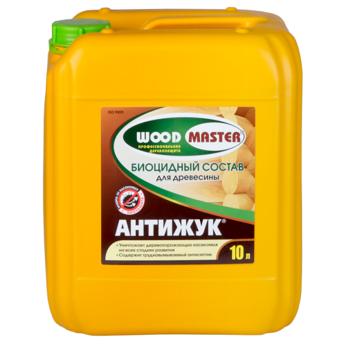 Препарат WOOD MASTER антисептический состав Антижук 10л.