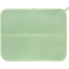 Коврик для сушки посуды РЫЖИЙ КОТ SKANDI зеленый 45х35 см (259119)