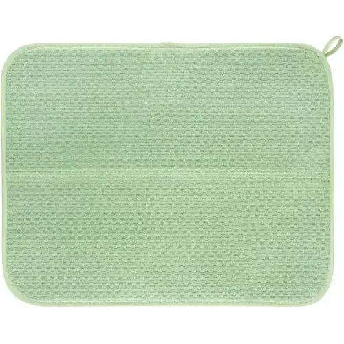 Коврик для сушки посуды РЫЖИЙ КОТ SKANDI зеленый 45х35 см (259119)