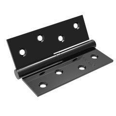 /Петля врезная Fuaro 100*75*2,5  BL/BN черный глянец R (43445)