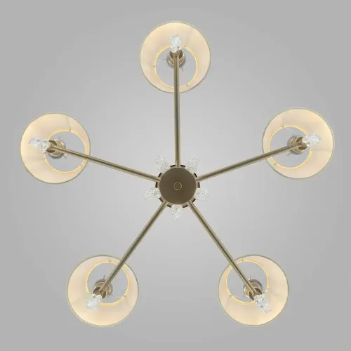 Светильник EUROSVET 60148/5 матовое/золото