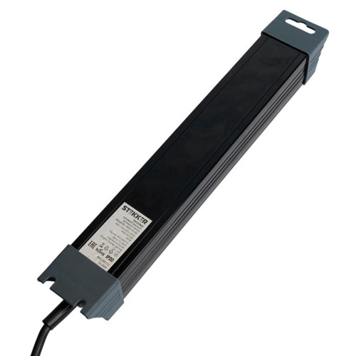 Фильтр сетевой Stekker 3 роз. 16A 1,8м черный HM22-31-02 Techno 50153