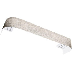 Карниз Ле-Гранд Бруно 2,0м (2ряд) титан с поворотами (3)