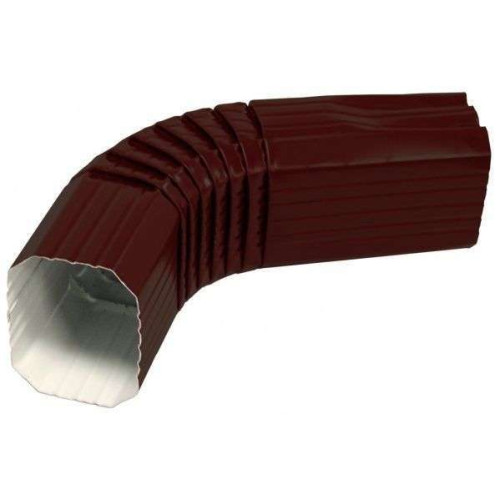 Водосток металлический (RAL 8017) Колено прямоугольное