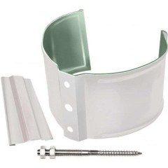 Держатель трубы водосточной круглой (RAL 9003)