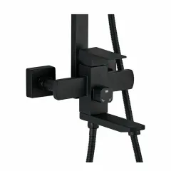 Душевая стойка EVA GOLD FS02B-PVD чёрная, нержавейка