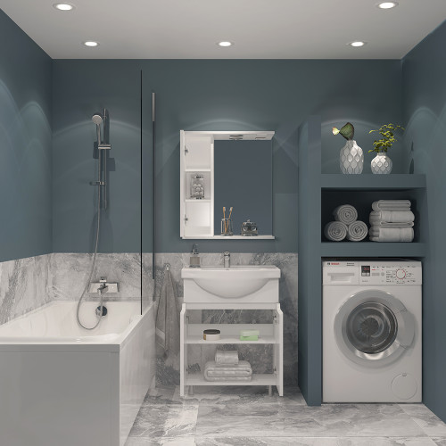 Шкаф с зеркалом EVA GOLD 60 