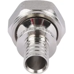 Евроконус для PEX трубы аксиальный никелированный GAPPO ф 16х2.2 мм