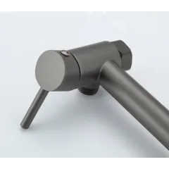 Душ гигиенический FRUD R7503-9 со смесителем, оружейная сталь