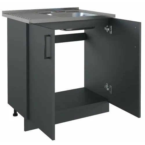Стол под мойку EVA GOLD 80 графит