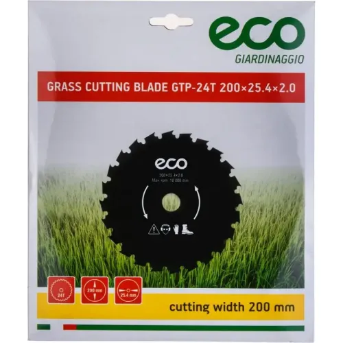 Диск для триммера ECO GTP-24T 24 зуб. 200х2.0х25.4 мм