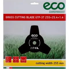 Диск для триммера ECO GTP-3T 3 зуб. 255х1.4х25.4 мм