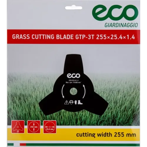 Диск для триммера ECO GTP-3T 3 зуб. 255х1.4х25.4 мм