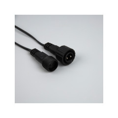 Гирлянда LUAZON LIGHTING Бахрома 3х0,6м темная нить, 100 LED свечение белое с мерцанием 24В (9891720)