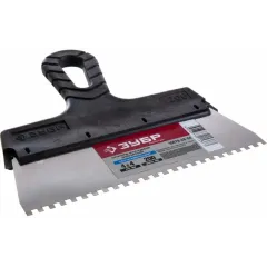 Шпатель ЗУБР зуб. нерж. 200мм/4мм (10078-20-04)