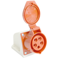 Розетка О/У STEKKER 3P+PE+N 16A IP44 ST-115 RST16-115-44 49435