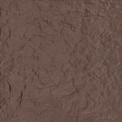 Плитка клинкерная напольная 298*298 Амстердам 4 коричневая (м2) (рельефная неглазурованная)