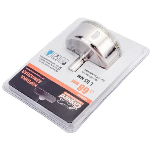 Коронка алмазная GEPARD по керамике ф 68 мм (GP2076-68)