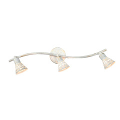 Светильник настенный EUROSVET 20027/3 белый с золотом(10м2)